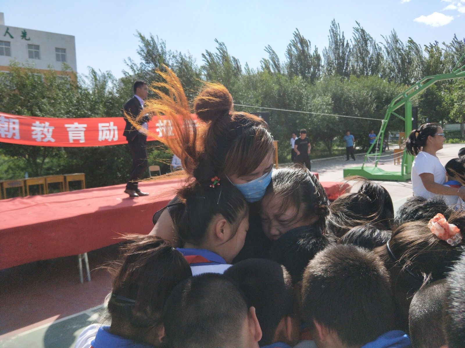 2017.8月25日内蒙古通辽市、扎鲁特旗鲁北第一小学