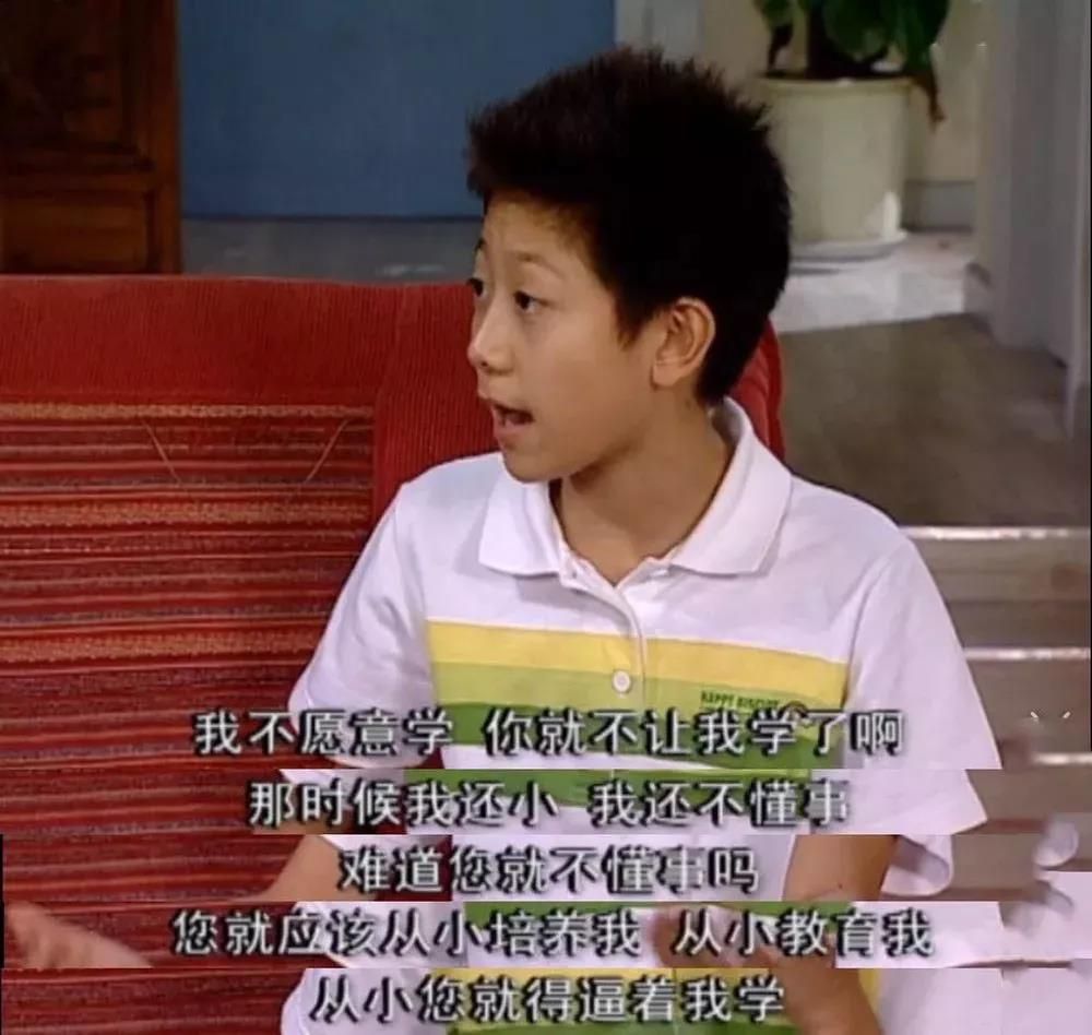 孩子的兴趣是逼出来的？《家有儿女》刘星道出所有孩子的心声！