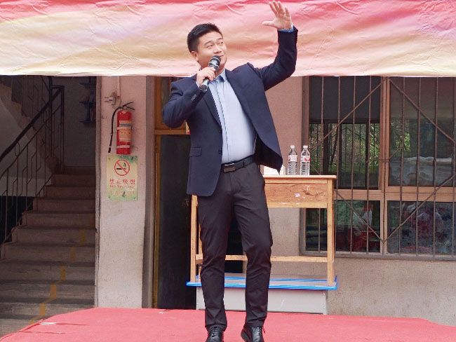 2019.11.5 贵州省毕节市七星关区田坝镇兴旺小学  主讲:善朝教育 马亚林老师